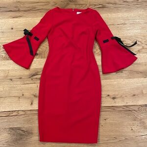 Red Calvin Klein Dress